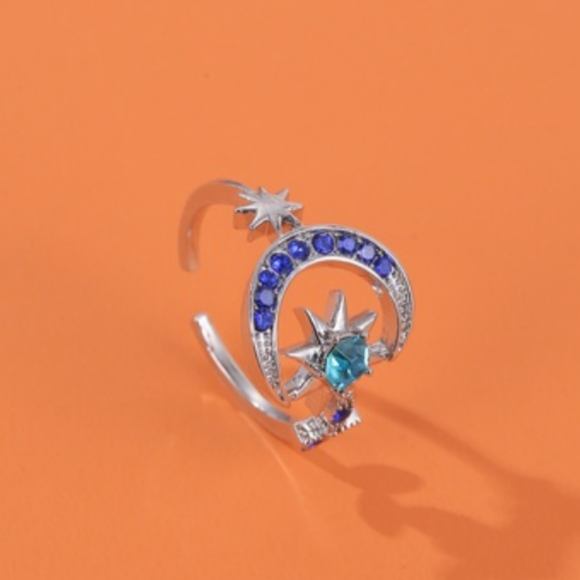 Celestial Blue/Silver Ring! - Picture 5 of 11